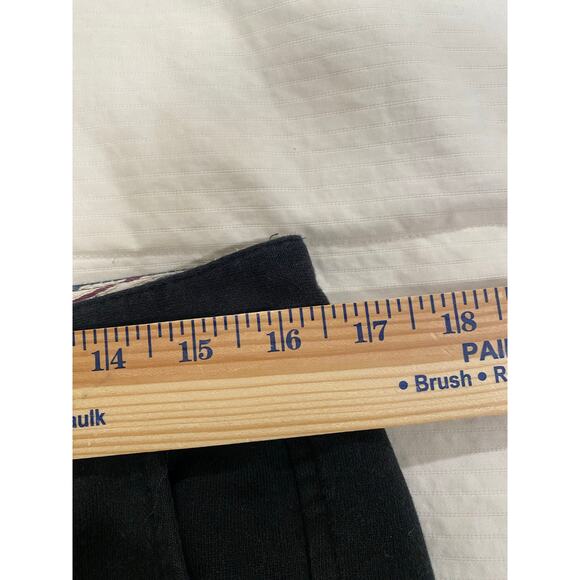 Beta Brand Straight Leg Chino Pants Cotton Blend Black Men's Size 32x32 - Picture 10 of 11